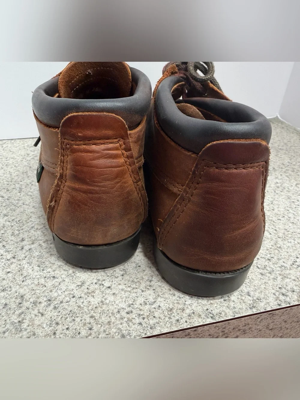 Vtg EASTLAND Seneca Camp Moc Chukka Leather Boots - Men’s Size 9.5 - Brown